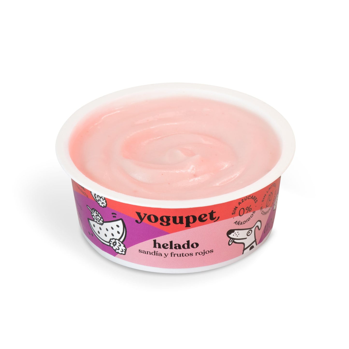 Yogupet Helado Sandía y Frutos Rojos