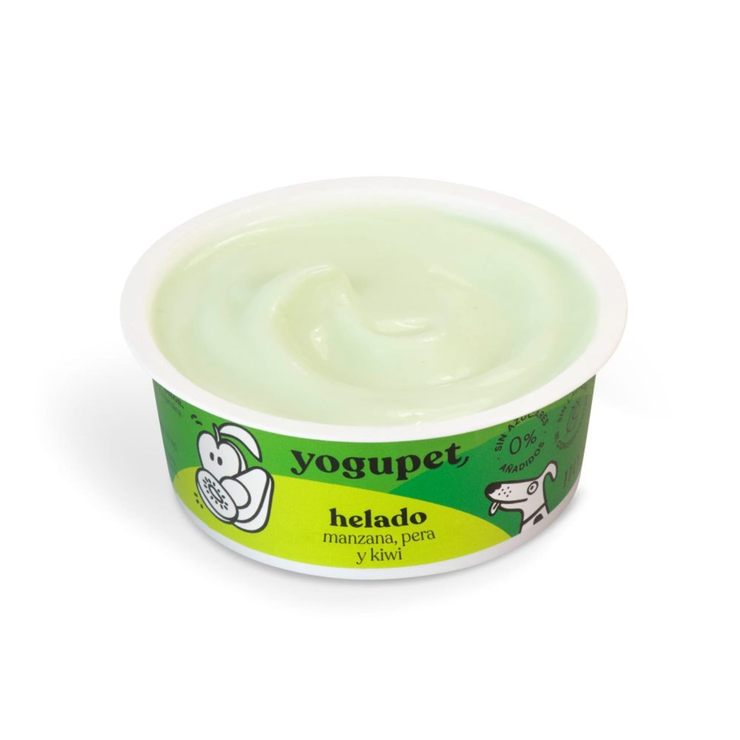 Yogupet Helado Manzana, Pera y Kiwi