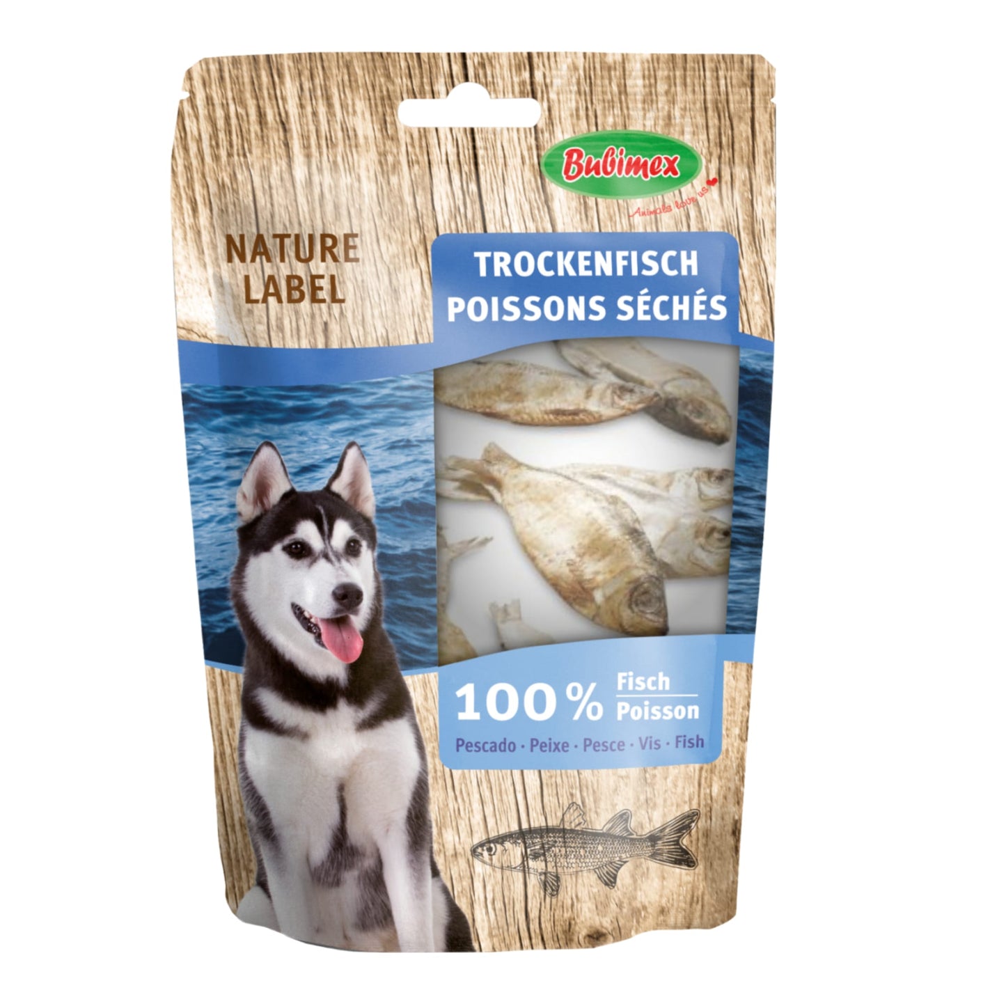 Pescadito seco Omena Nature Label