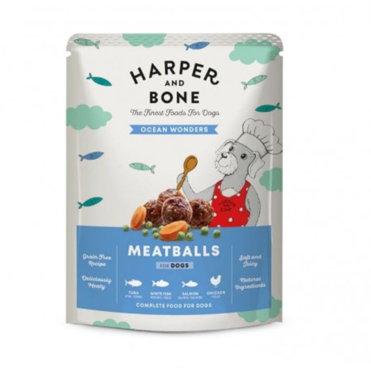 Harper & Bone Albóndigas Pescado para Perro
