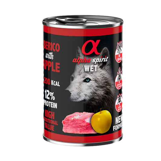 Comida Húmeda Alpha Spirit Cerdo con Manzana (400g)