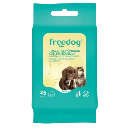 Toallitas Pocket FreeDog Manzanilla